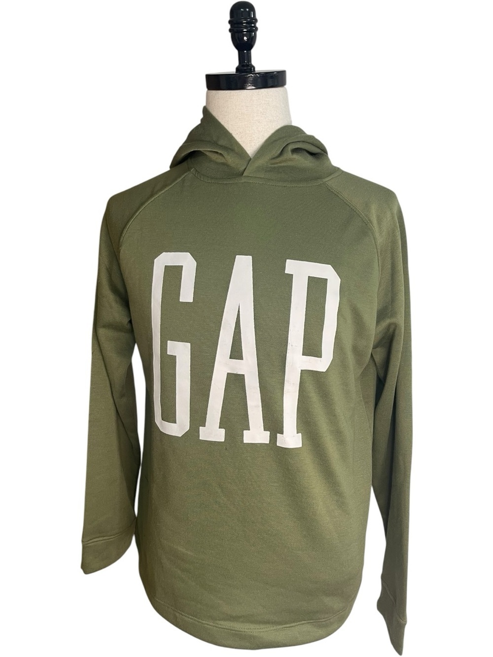 GAP Logo Pullover Hoodie Sweatshirt Green